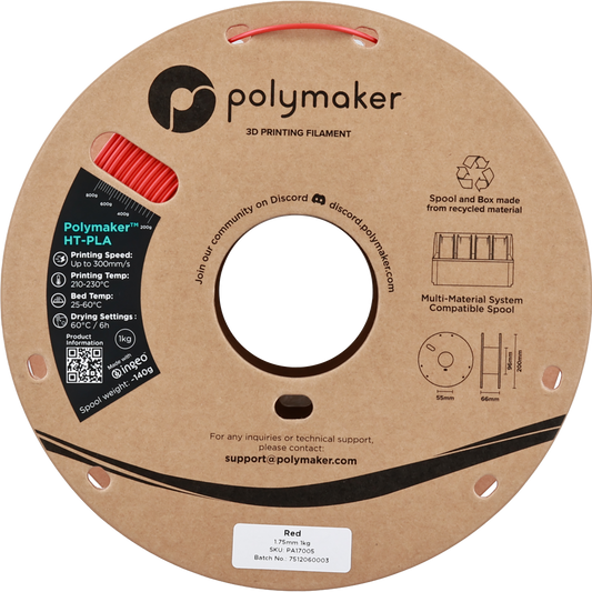 Polymaker HT-PLA Red 1.75 mm 1kg
