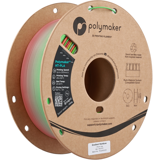 Polymaker HT-PLA Gradient Rainbow 1.75 mm 1kg