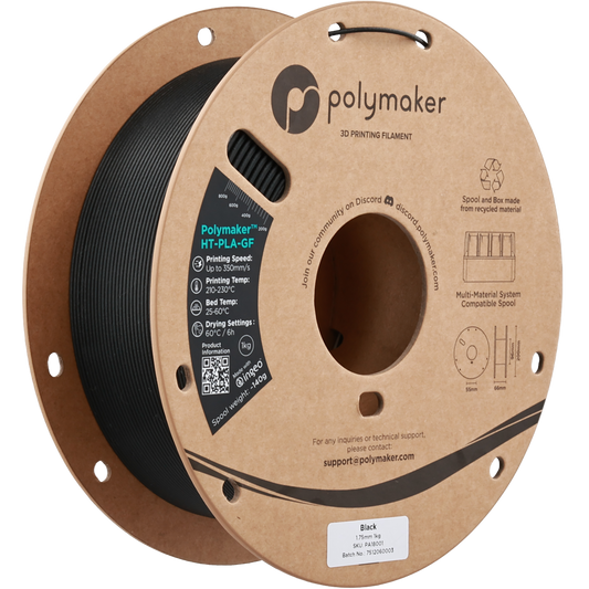Polymaker HT-PLA-GF Black 1.75 mm 1kg