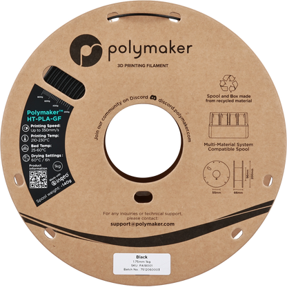 Polymaker HT-PLA-GF Black 1.75 mm 1kg