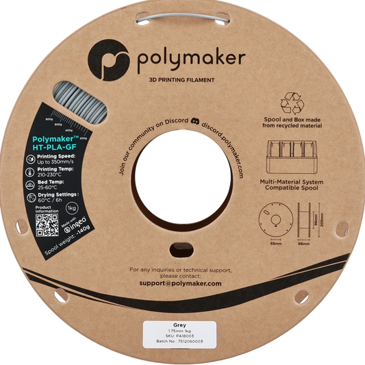 Polymaker HT-PLA-GF Grey 1.75 mm 1kg