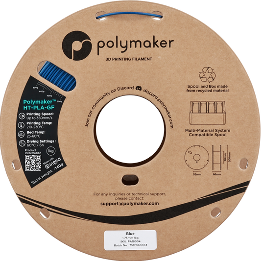 Polymaker HT-PLA-GF Blue 1.75 mm 1kg
