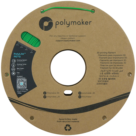 Polymaker PolyLite PETG 1,75mm 1kg - Green