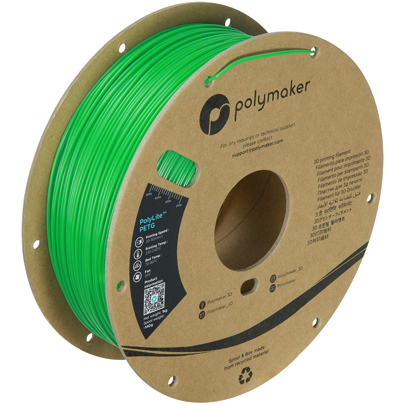 Polymaker PolyLite PETG 1,75mm 1kg - Green