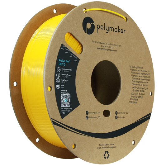 Polymaker PolyLite PETG 1,75mm 1kg - Yellow