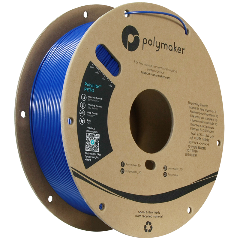 Polymaker PolyLite PETG 1,75mm 1kg - Blue