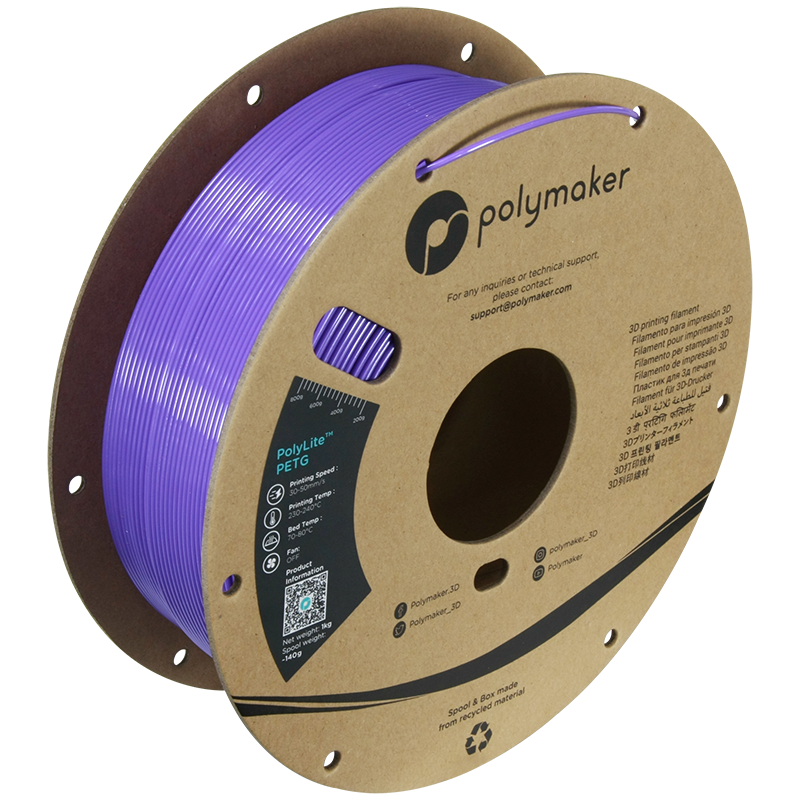 Polymaker PolyLite PETG 1,75mm 1kg - Purple