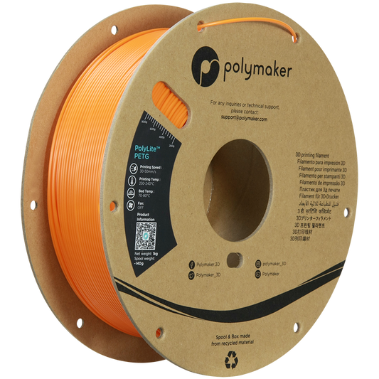 Polymaker PolyLite PETG 1,75mm 1kg - Orange