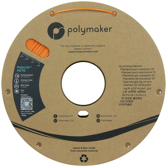 Polymaker PolyLite PETG 1,75mm 1kg - Orange