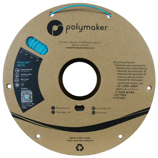 Polymaker PolyLite PETG 1,75mm 1kg - Teal