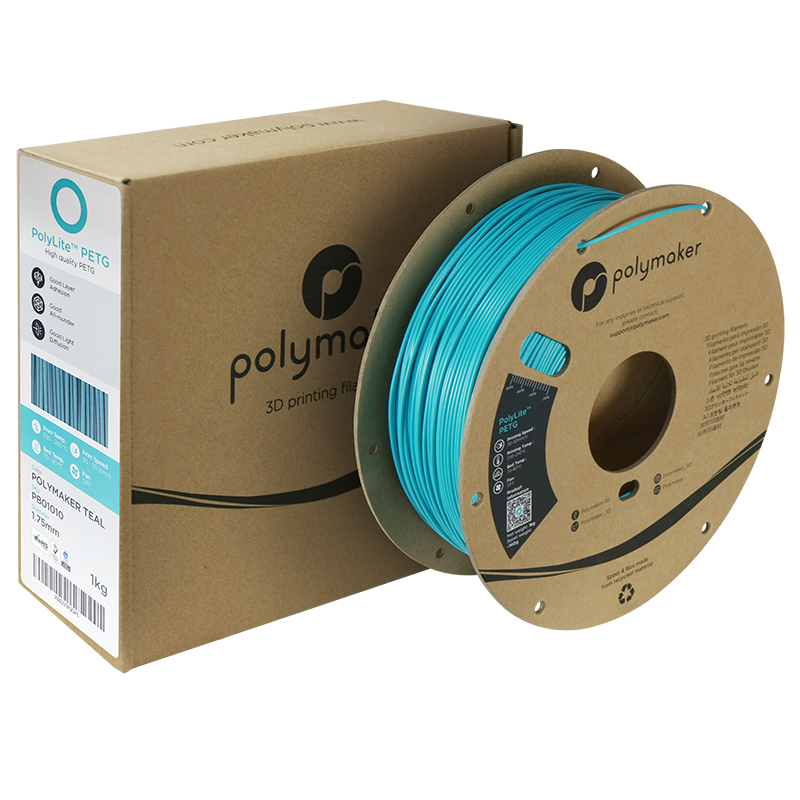 Polymaker PolyLite PETG 1,75mm 1kg - Teal