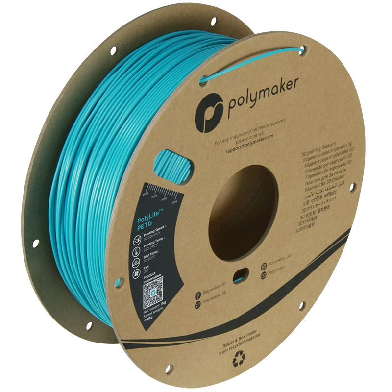 Polymaker PolyLite PETG 1,75mm 1kg - Teal