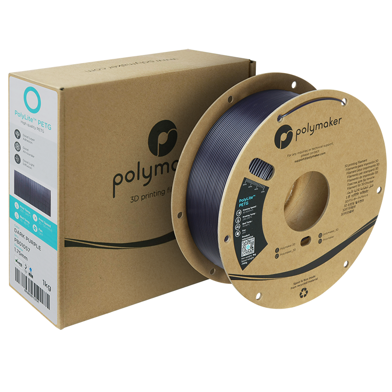 Polymaker PolyLite PETG Dark Purple 1.75mm 1kg