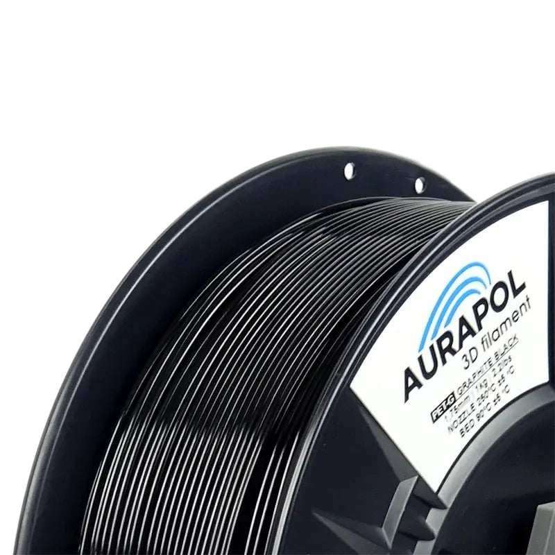 AURAPOL PET-G Filament Graphite black 1 kg 1,75 mm