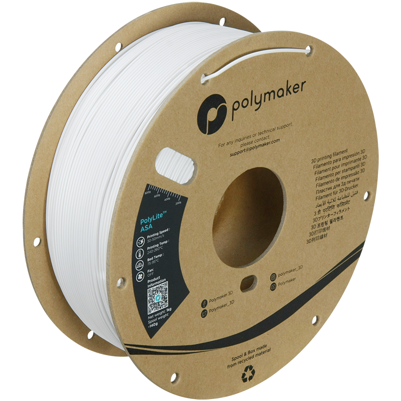 Filament Polymaker PolyLite ASA 1,75mm 1kg - Grey