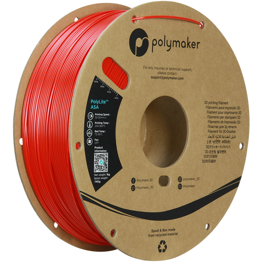 Polymaker PolyLite ASA 1,75mm 1kg - Red