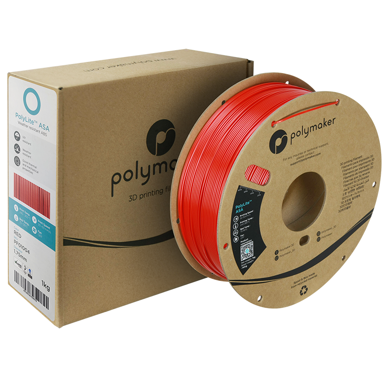 Polymaker PolyLite ASA 1,75mm 1kg - Red