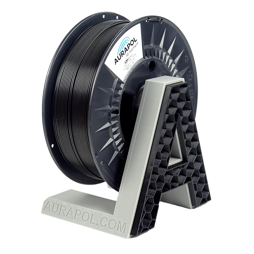 AURAPOL PLA 3D Filament Black 1 kg 1,75 mm