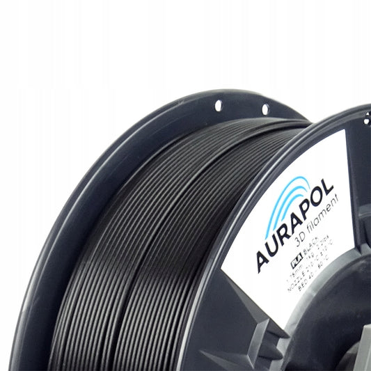 AURAPOL PLA 3D Filament Black 1 kg 1,75 mm