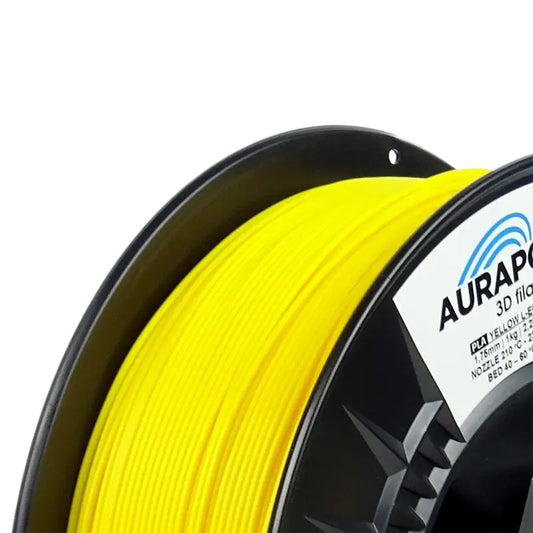 Filament 3D Aurapol PLA żółty L-EGO 1kg 1.75mm