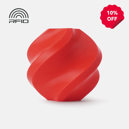 Bambu Lab PLA Basic 1,75mm Red (10200) - REFILL 2x1kg