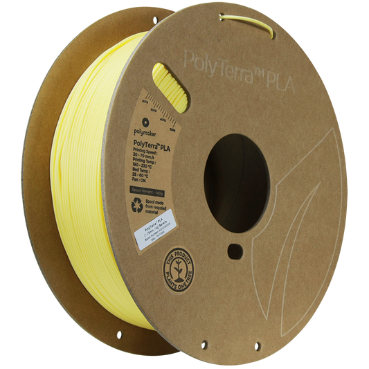 Polymaker PolyTerra PLA 1,75mm, 1kg - Banana