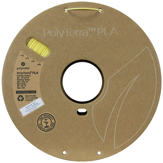 Polymaker PolyTerra PLA 1,75mm, 1kg - Banana