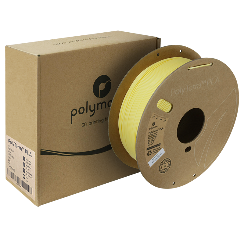 Polymaker PolyTerra PLA 1,75mm, 1kg - Banana