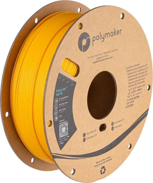 Polymaker PolyLite PETG 1,75mm 1kg - Yellow