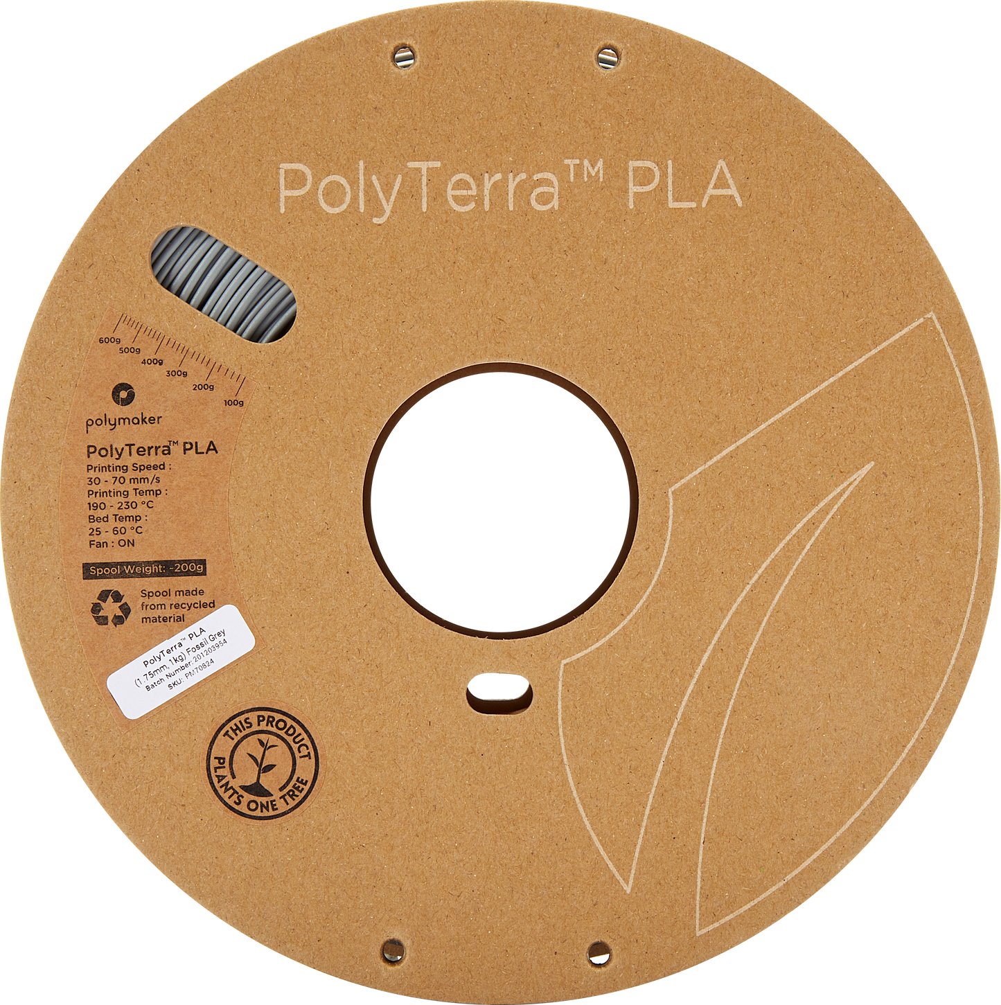 Polymaker PolyTerra PLA 1,75mm, 1kg - Rose