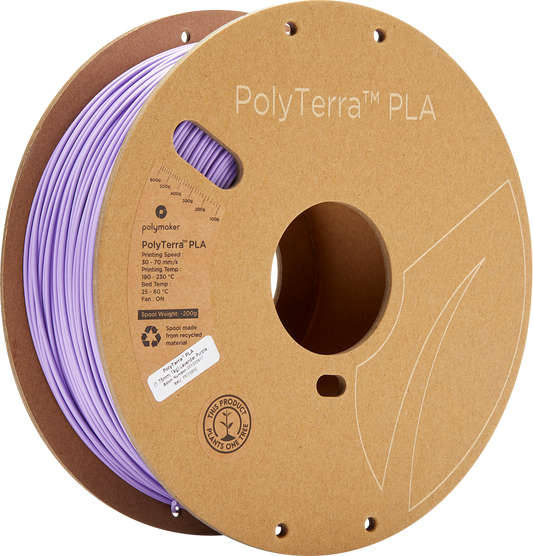Filament Polymaker PolyTerra PLA 1,75mm, 1kg - Lavender Purple