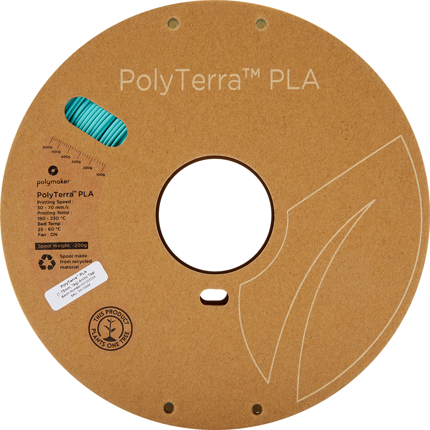 Polymaker PolyTerra PLA 1,75mm, 1kg - Rose