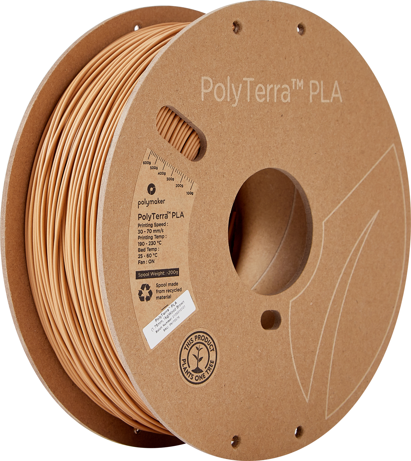 Polymaker PolyTerra PLA 1,75mm, 1kg - Rose