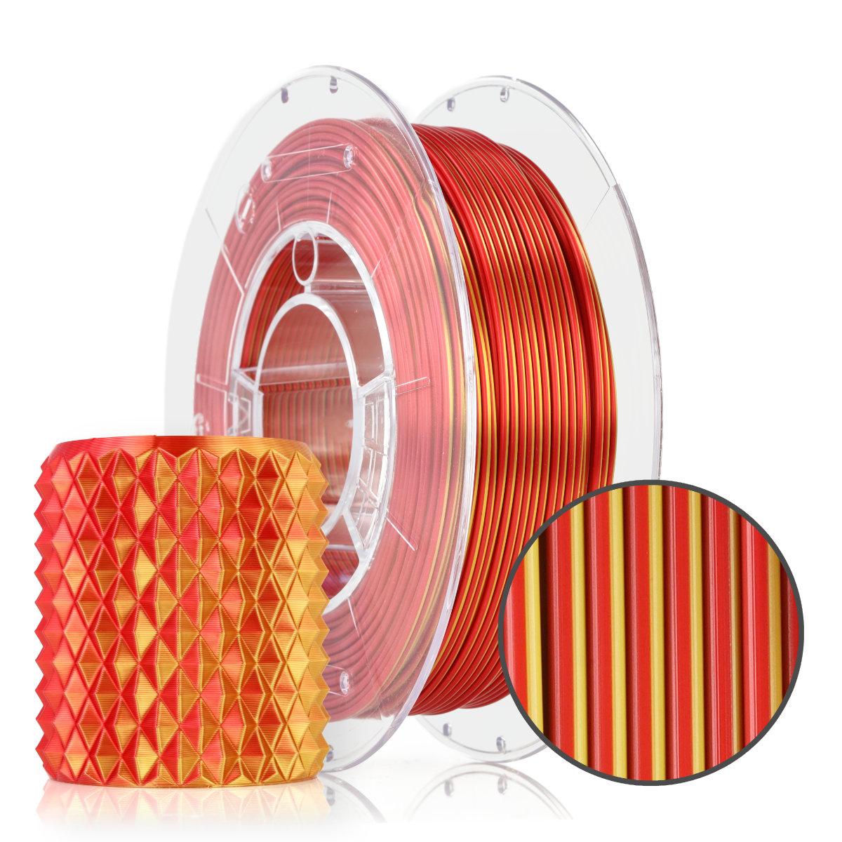 Rosa3D PLA Magic Silk Fire 1.75mm 300g SZPULA