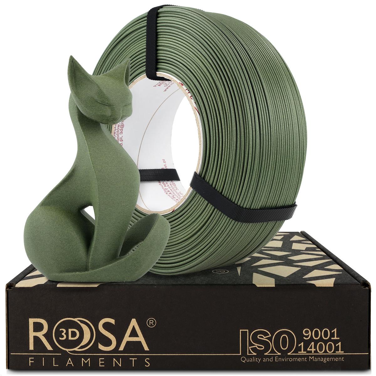 Rosa3D PLA-CF Matt Olive Green 1.75mm 1kg REFILL