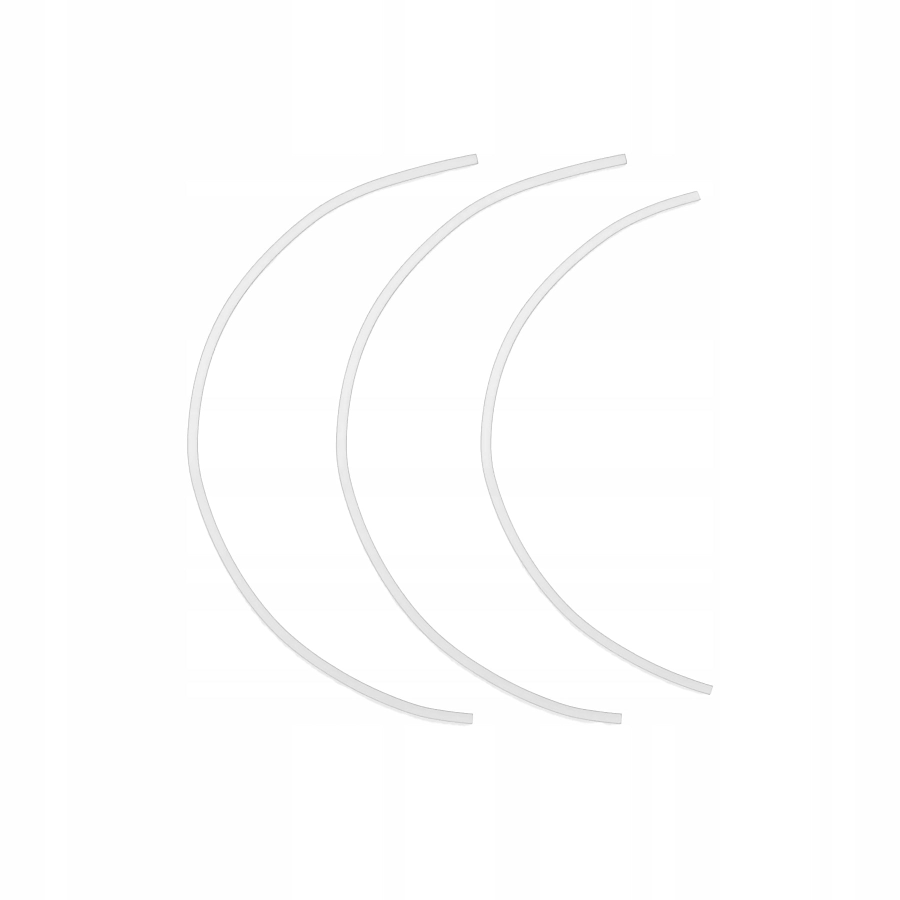 Bambu Lab PTFE Tubes - 370mm*1 + 550mm*2 (X1 Series/P1S) / White