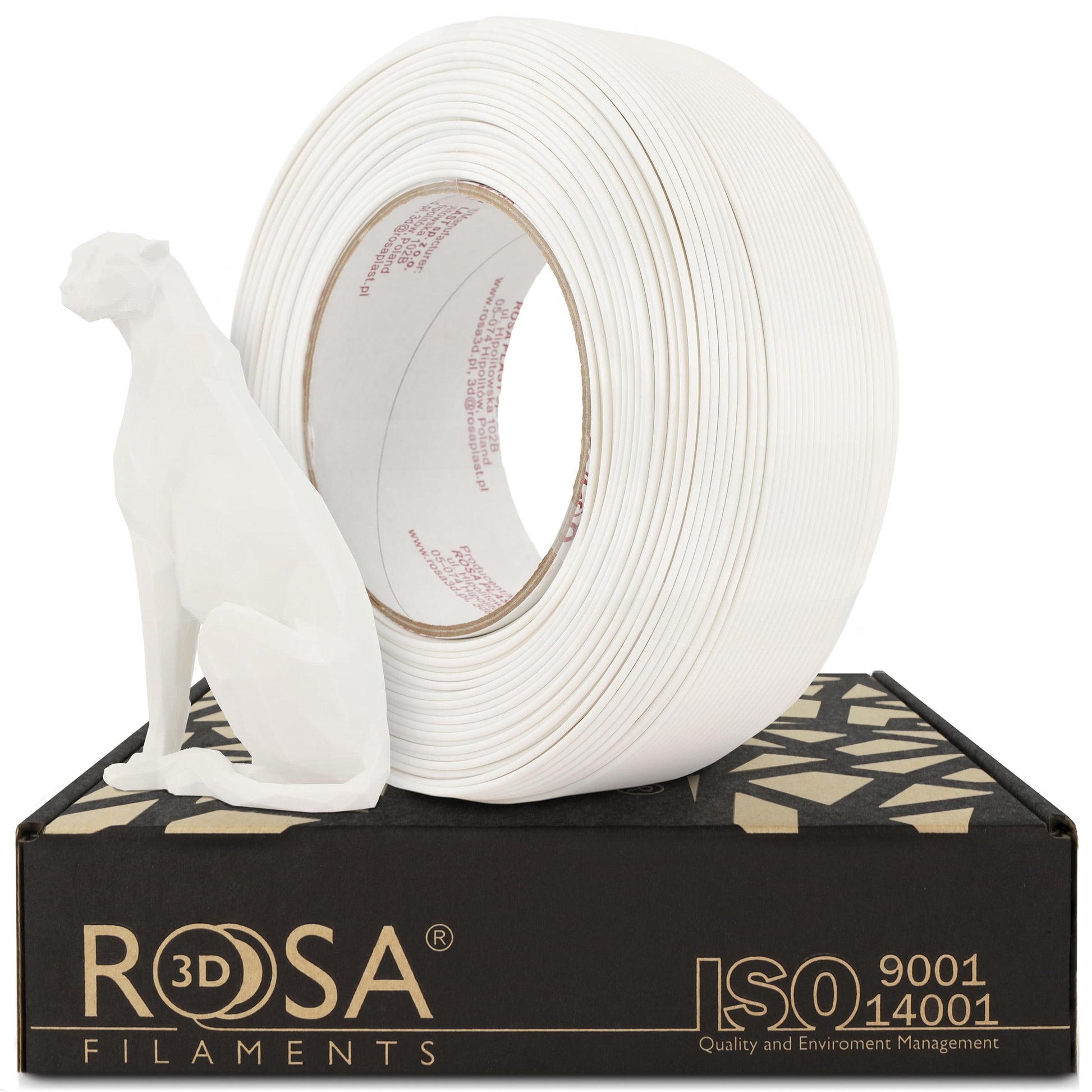 Rosa3D PLA Speed Matt White 1.75mm 1kg REFILL