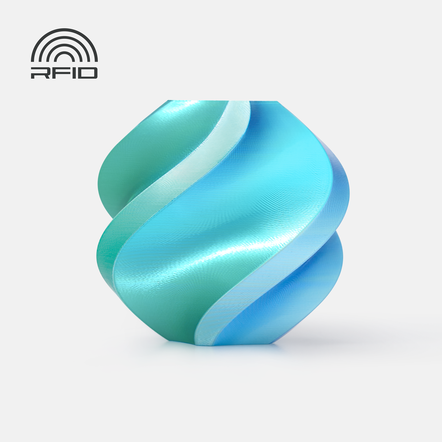 Bambu Lab PLA Silk Dual Color 1,75mm 1kg Blue Hawaii (Blue-Green) SZPULA