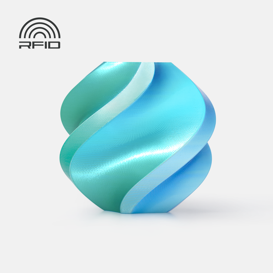 Bambu Lab PLA Silk Dual Color 1,75mm 1kg Blue Hawaii (Blue-Green) SZPULA