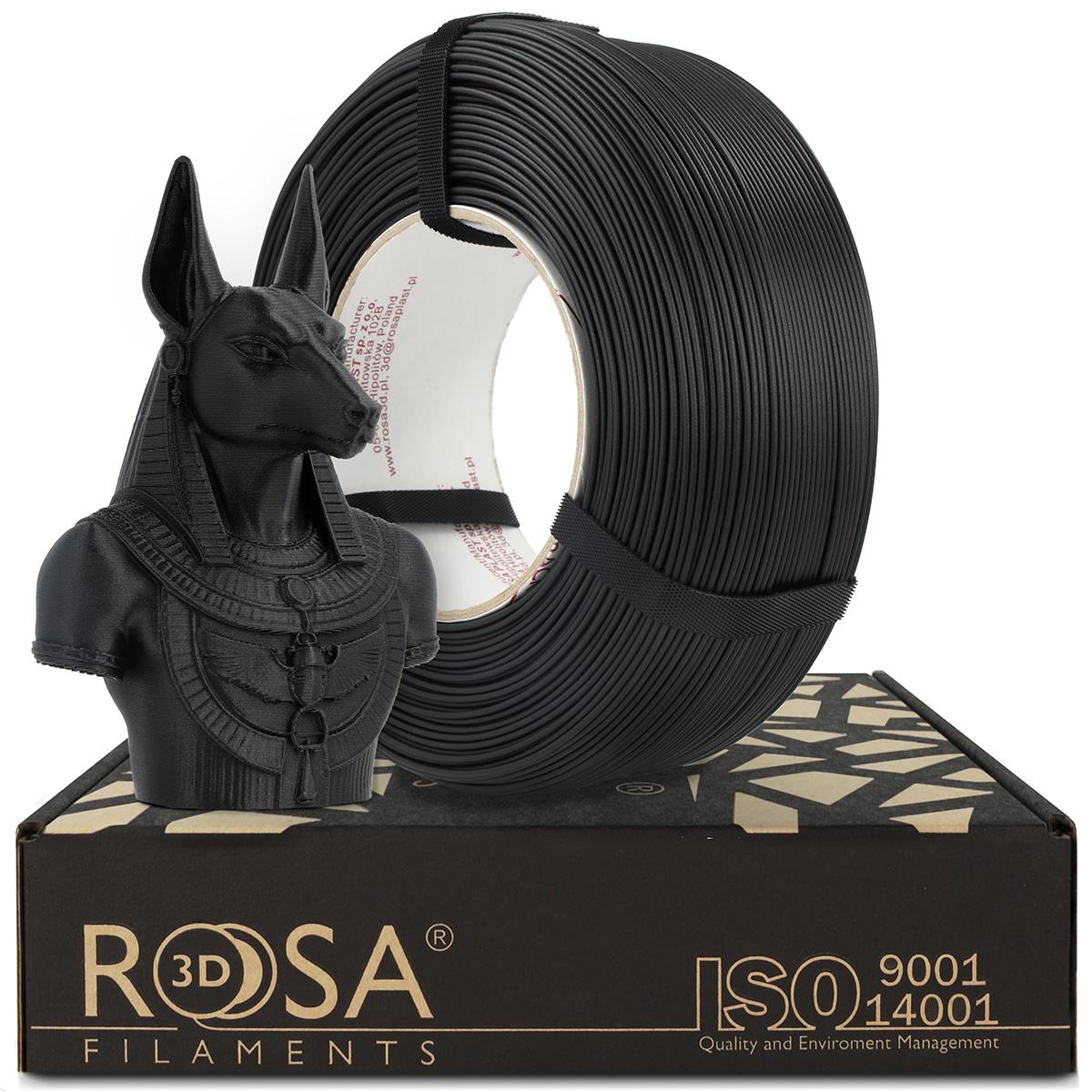 Rosa3D PLA-CF Matt Carbon Black 1.75mm 1kg REFILL