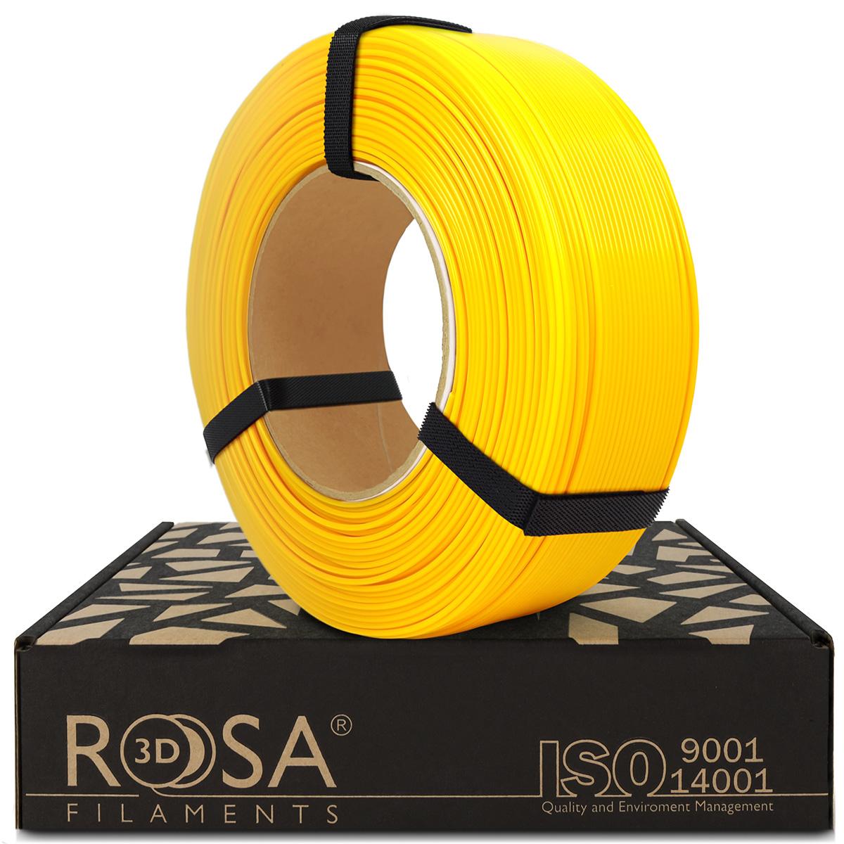Rosa3D PLA Starter Yellow 1.75mm 1kg REFILL