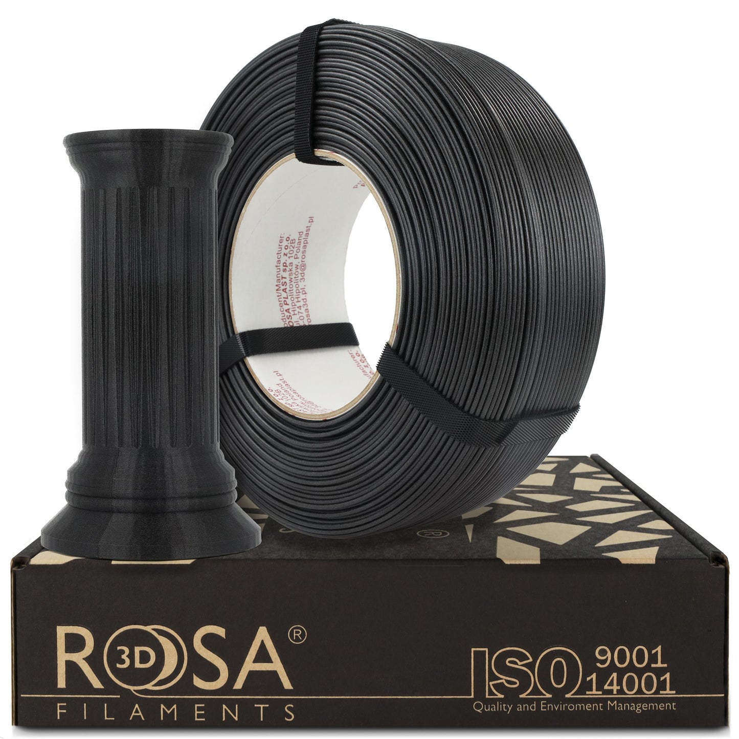 Rosa3D PETG Structure Black 1.75mm 1kg REFILL