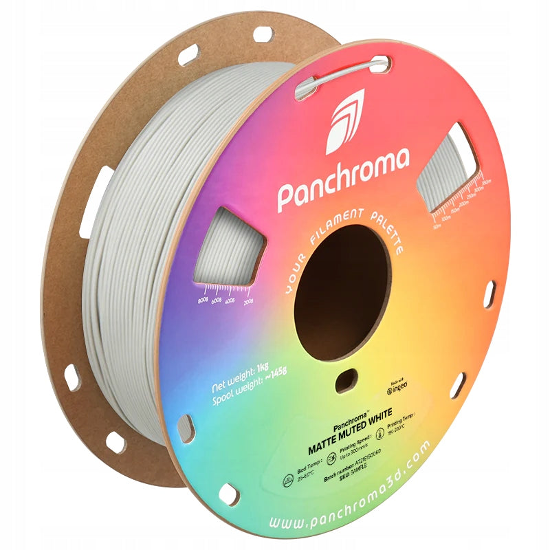 Polymaker Panchroma PLA Matte Muted White 1.75 mm 1kg