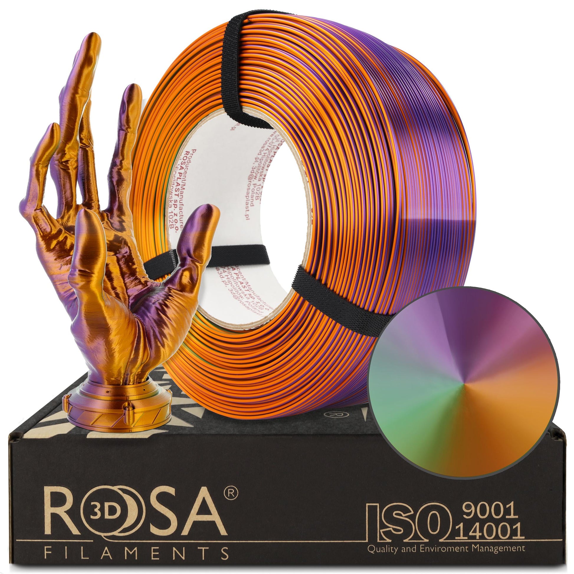 Rosa3D PLA Magic Silk Cameleon 1.75mm 1kg REFILL