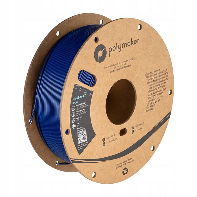 Filament Polymaker PolySonic High Speed PLA 1,75mm 1kg - Blue