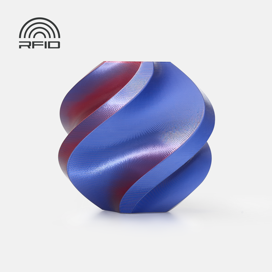 Bambu Lab PLA Silk Dual Color 1,75mm 1kg Midnight Blaze (Blue-Red) SZPULA